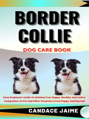 cover image of BORDER COLLIE  DOG CARE BOOK